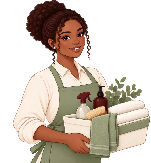 KlikaHelper professional cleaner illustration